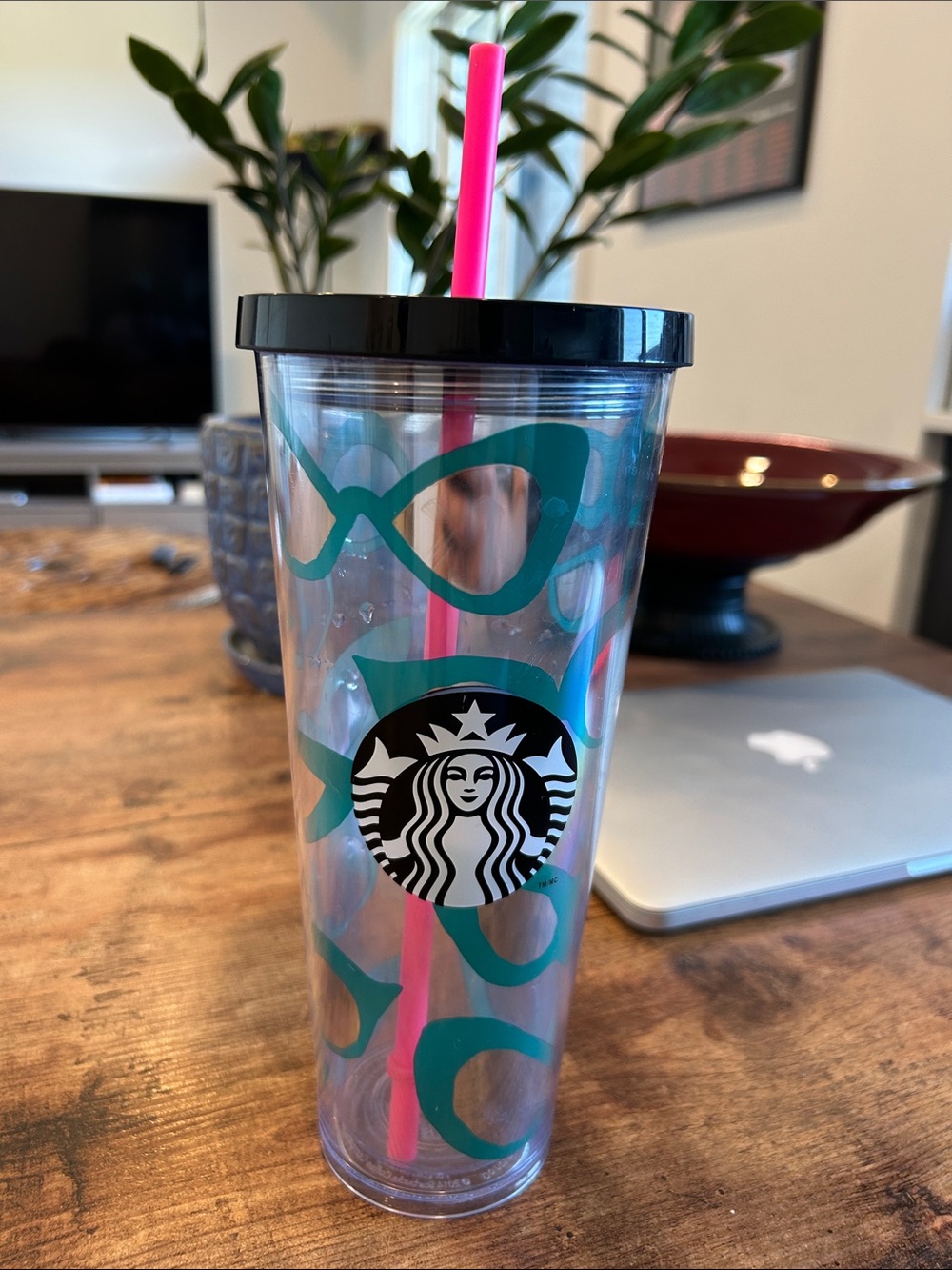 Starbucks Cat Eye Mirrored Sunglasses Cup 2014